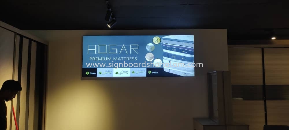 Hogar Premium Mattress Indoor Fabric Lightbox Signage at SUNGAI LONG, BANDAR UTAMA, BATU ARANG, BUKIT SUBANG, PUTRA HEIGHTS, COUNTRY HEIGHTS, DAMANSARA JAYA