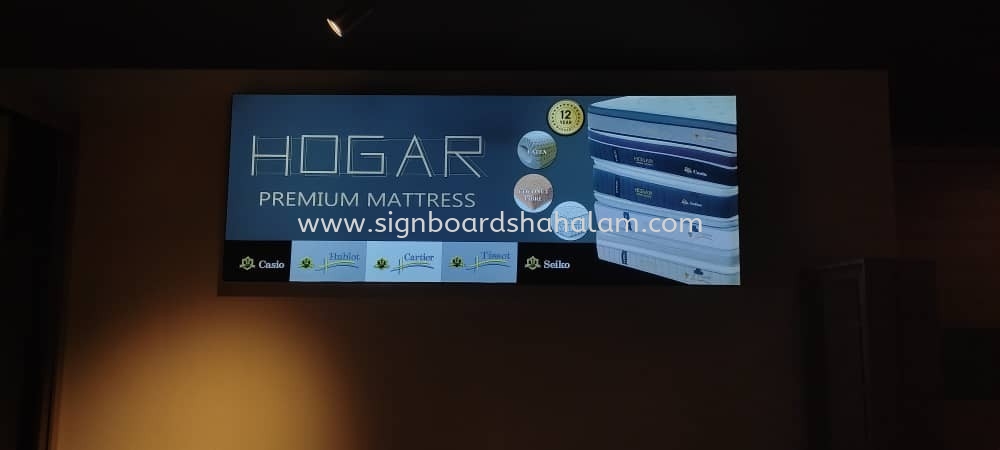 Hogar Premium Mattress Indoor Fabric Lightbox Signage at SUNGAI LONG, BANDAR UTAMA, BATU ARANG, BUKIT SUBANG, PUTRA HEIGHTS, COUNTRY HEIGHTS, DAMANSARA JAYA