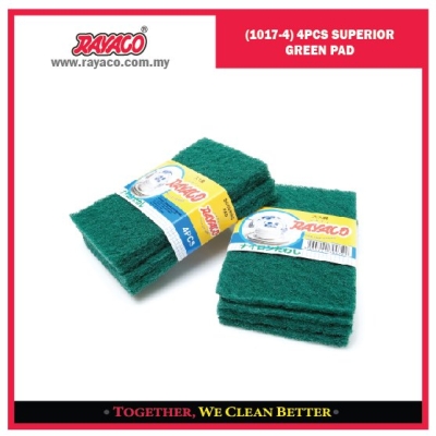 (1017-4) 4 PCS SUPERIOR GREEN PAD