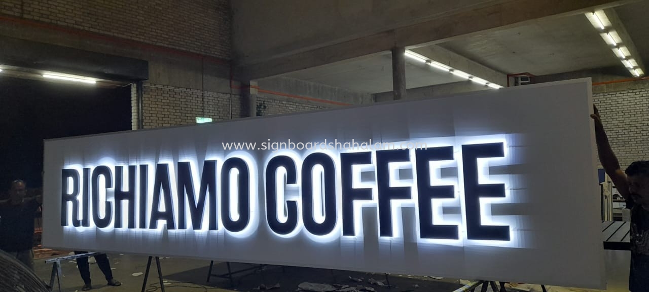 Richiamo Coffee 3D LED Box Up Backlit Signage at PUNCAK ALAM, SETIA ALAM, ELMINA, KUANG, SUBANG JAYA