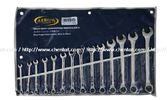14 Piece Combination Wrench Set 14 Piece Combination Wrench Set Combination Wrench ARROW