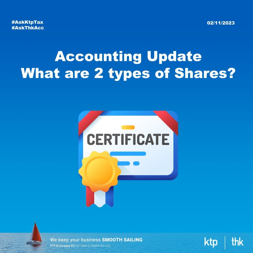 What are The 2 Types of Shares?