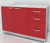 Sink Cabinet With Three Drawer