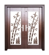 QSL6-747N MS/SS Lasercut Modern Art Design (Premium Q-Spec) Premium Q-Spec Series Security Door Series