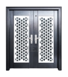 QSL6-751 MS/SS Lasercut Modern Art Design (Premium Q-Spec) Premium Q-Spec Series Security Door Series