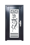 QSL1-792Z MS/SS Lasercut Modern Art Design (Premium Q-Spec) Premium Q-Spec Series Security Door Series