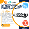 Tp-link Tplink 8 +1 +1 Gigabit Desktop IP Network POE Switch 8กม Gigabit PoE 1x Gigabit Uplink 1x SFP Port RJ45 LS1210GP POE SWITCH TP-LINK
