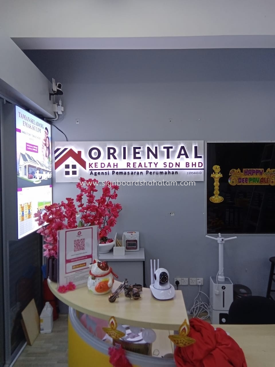 Oriental Kedah Realty Sdn Bhd 3D LED Box Up Backlit Signage at KAJANG, BANGI, HULU SELANGOR, KUALA KUBU BHARU, SERENDAH, BUKIT BERUNTUNG, BATANG KALI