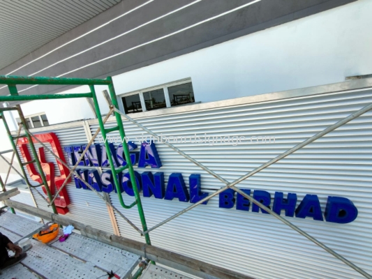 Signcraft # Signboard Maker# 3D LED Frontlit Signage # Signboard Aluminum Box Up 3D Lettering # Signboard TNB Malaysia 