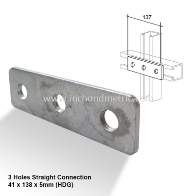 3 Holes Straight Connection