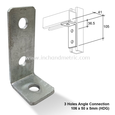 3 Holes Angle Connection