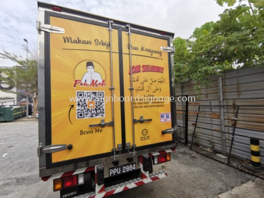 Vehicle Signage # Sticker Wrapping # Truck or Lorry Sticker # Transport Logistics Signage 