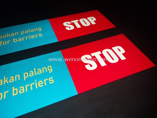 Oralite Reflective Sticker Printing