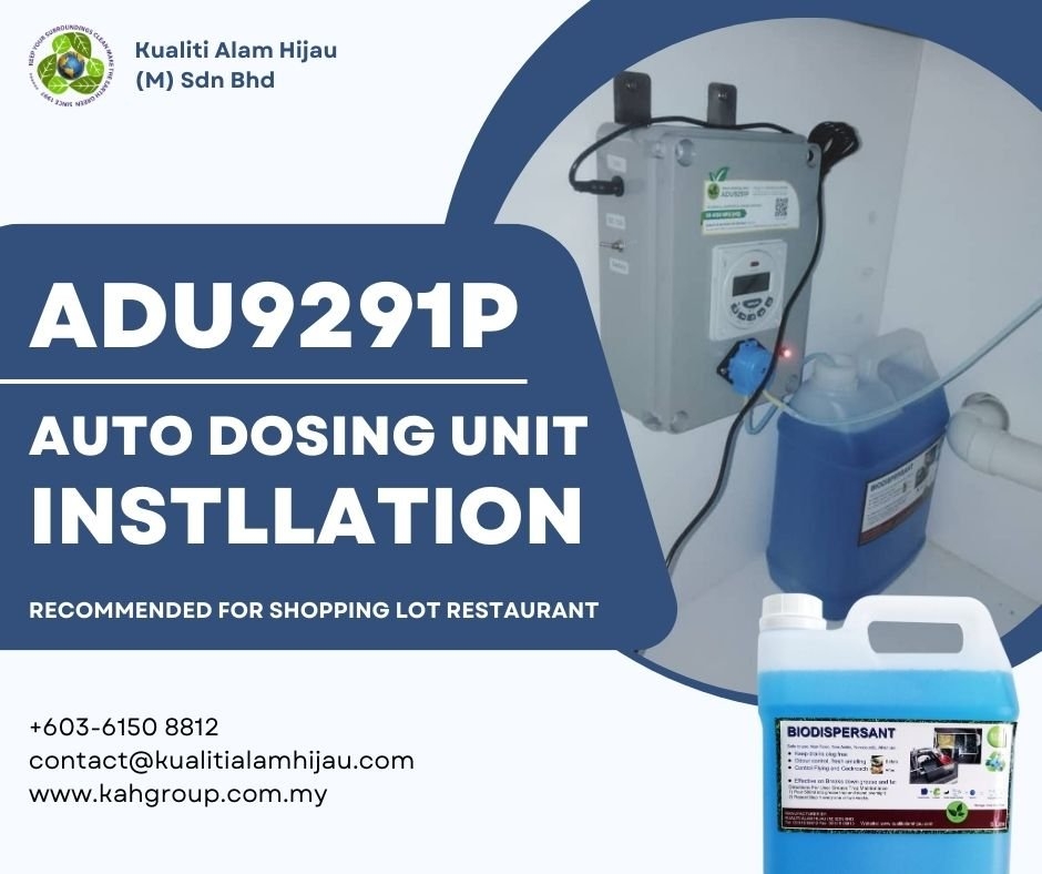 Revolutionize Grease Trap Maintenance with ADU9291P Auto Dosing Unit!