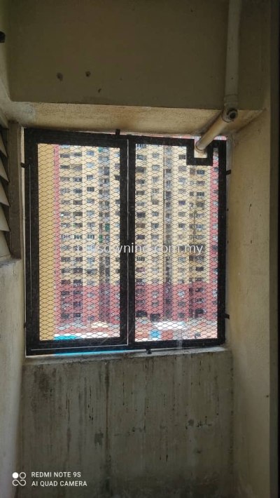 WINDOW GRILL DIAMOND NET @Winner Heights Condo, Jalan 2/125, Desa Petaling, 57100 Kuala Lumpur.