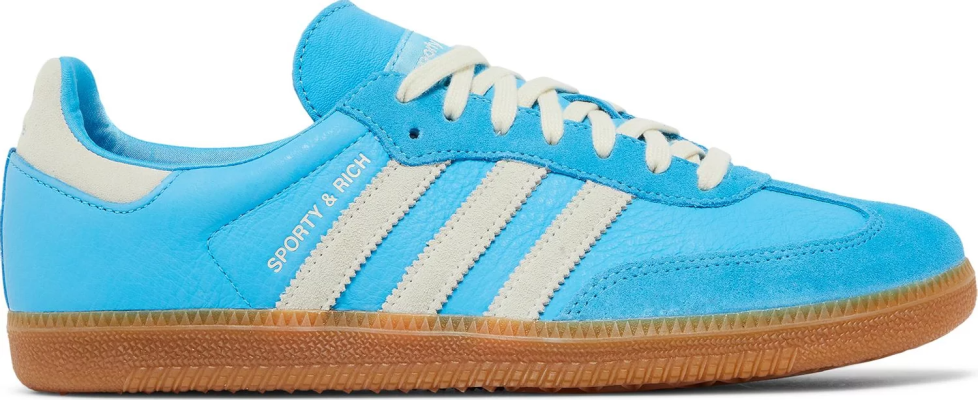 Sporty & Rich x Adidas Samba OG 'Blue Rush'