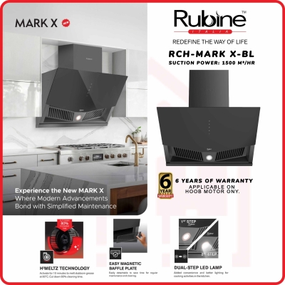 Rubine Cooker Hood RCH-MARK X-BL