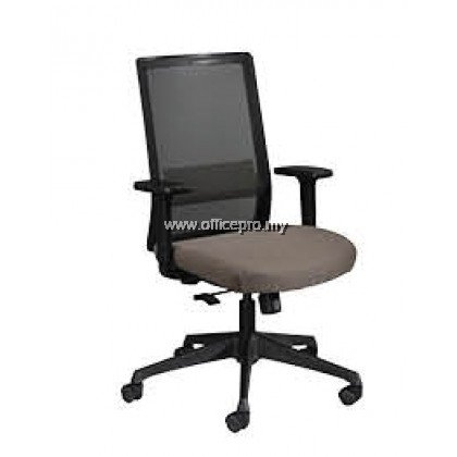 IPMX2-SFMB Manager Chair with Mesh and Fabric Gombak