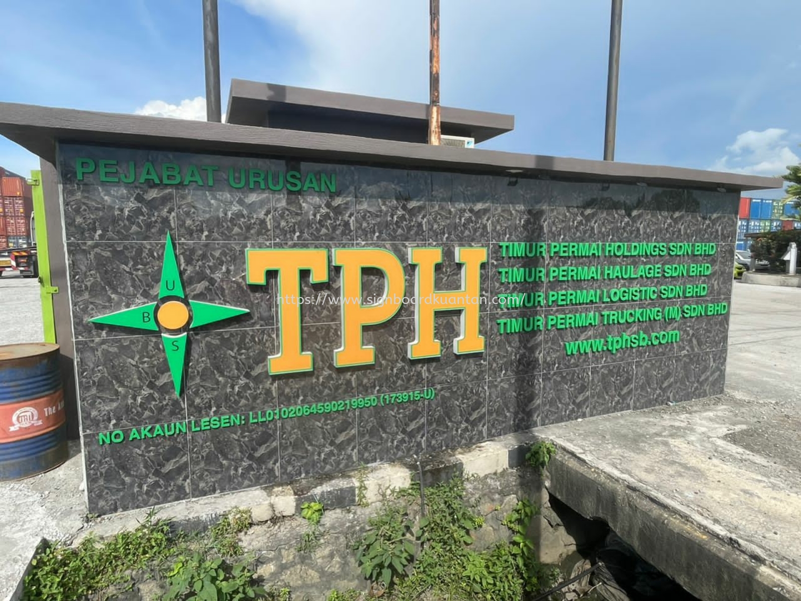 TPH OUTDOOR 3D PVC FOAM BOARD LETTERING SIGNAGE SIGNBOARD AT 