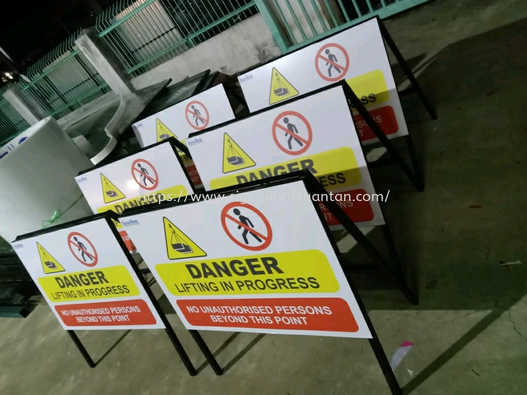 WARNING AWAS DANGER SAFETY SIGN A-BOARD SIGNAGE SIGNBOARD AT