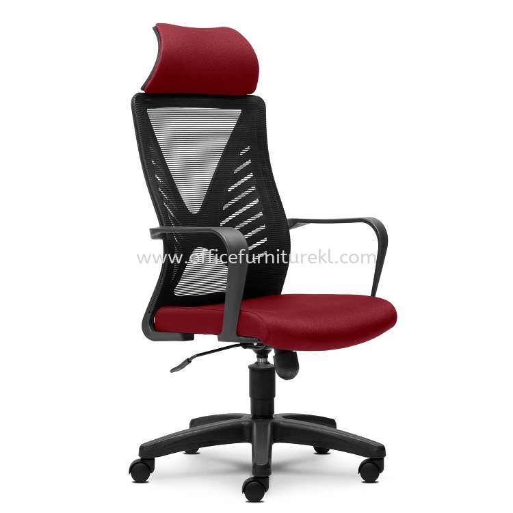 HAYA HIGH BACK ERGONOMIC MESH OFFICE CHAIR - nilai | sepang | rawang