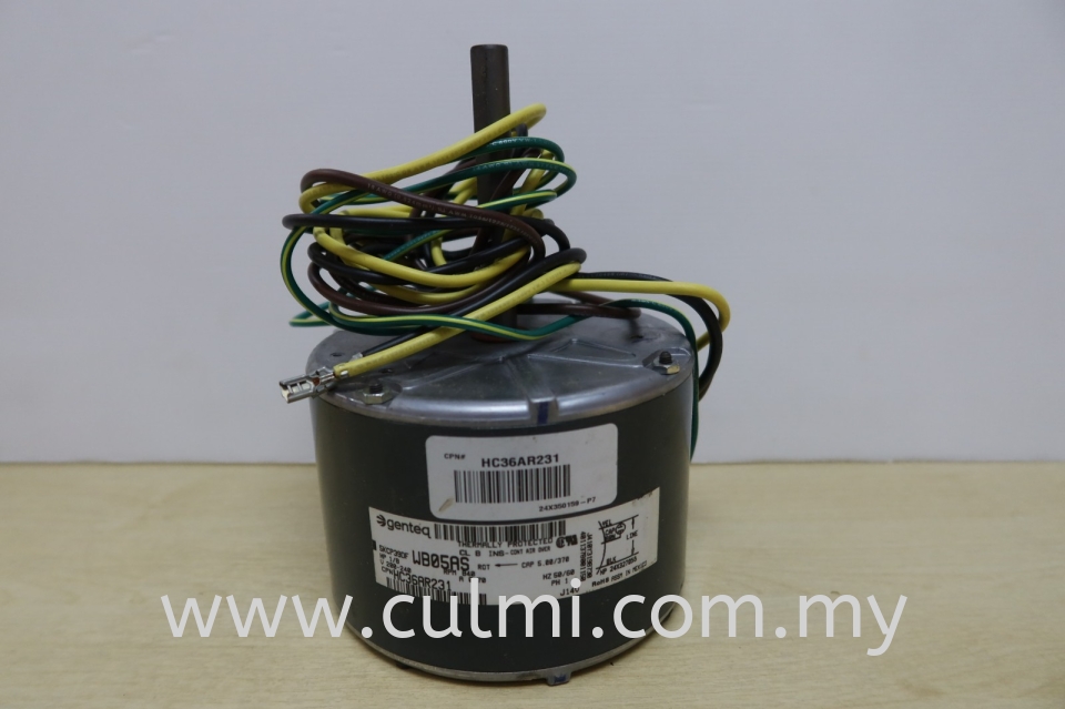 CARRIER GENTEQ 1/8HP HC36AR231 5KCP390DF WB05AS (220-240V) (W/O 5.0UF CAP.) CONDENSER FAN MOTOR