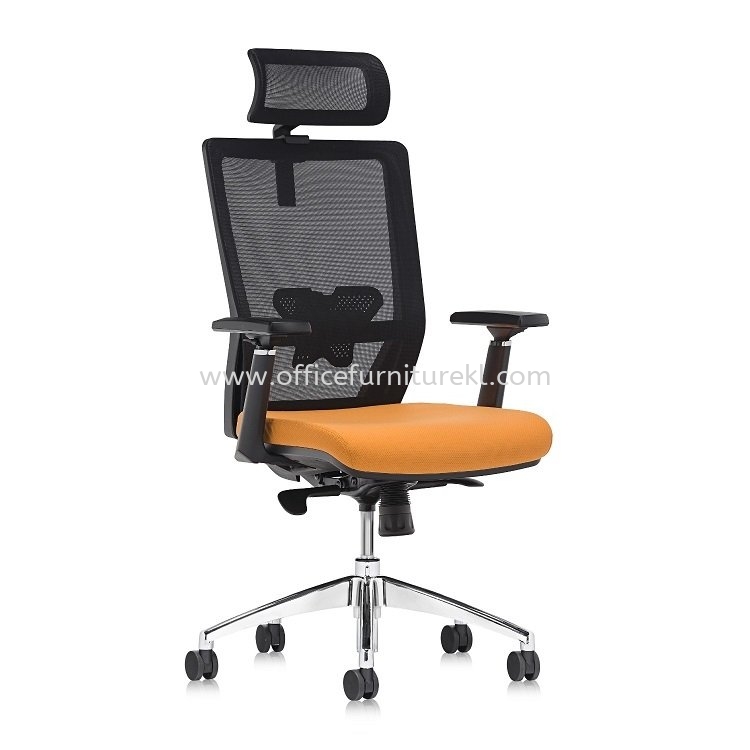 FLEX 1 HIGH BACK ERGONOMIC MESH OFFICE CHAIR (ALUMINIUM BASE)- selayang | kepong | kelana jaya