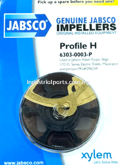 Jabsco Impeller Kit 6303-0003-P Johnson 09824P - Malaysia (Sabah, Sarawak, Labuan, Lumut, Kemaman)