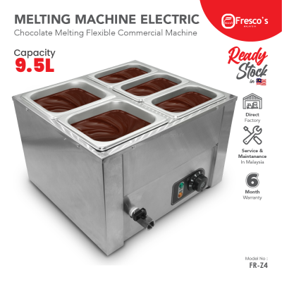 9.5L Chocolate Melting Machine Electric Flexible Commercial