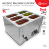 9L Chocolate Melting Machine Electric Flexible Commercial Pearl Ball Boba Jelly Taro Tapioca Melter Warmer