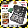 BOSCH 2607019506 38PCS Mixed Tool Set / Promoline Mixed Set / Set Alat Campuran with Casing Socket / Ratchet / Drive Tool Hand Tool