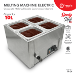 10L Chocolate Melting Machine Electric Flexible Commercial