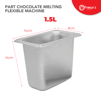 1.5L Bowl Chocolate Melting Warmer Flexible Machine Commercial