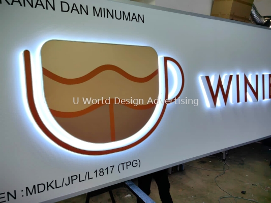 3D BACKLIT SIGNBOARD CAFE SHOP AT TELOK PANGLIMA GARANG, SHAH ALAM, RIMBAYU, SETIA ALAM, KLANG VALLEY, BUKIT TINGGI, BAYU TINGGI, BANDAR BOTANIC, PJ, SUBANG, KL, CHERAS