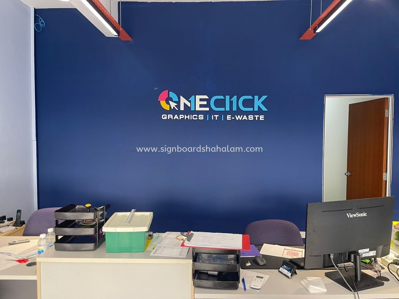 One Click Indoor 3D PVC Cut Out Lettering and Logo Signage at PUTRA HEIGHTS, COUNTRY HEIGHTS, DAMANSARA JAYA, DENAI ALAM, ELMINA MALAYSIA, KAJANG, KOTA KEMUNING