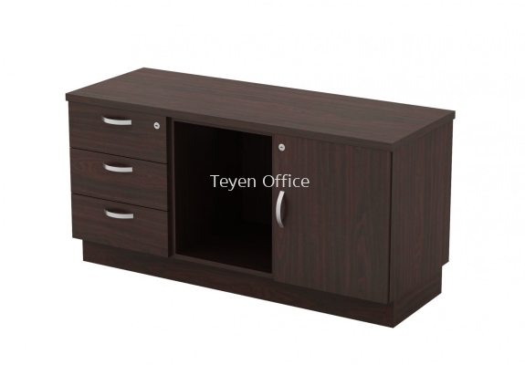 FIXED PEDESTAL 3D + OPEN SHELF + SWINGING DOOR(R) (Q-YRP 6123)