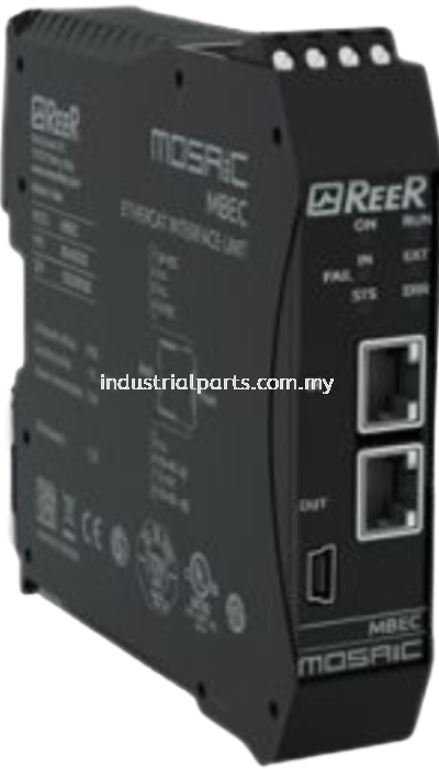 REER MOSAIC MBEC Fieldbus Communication Expansion Unit EtherCAT 1100053 - Malaysia