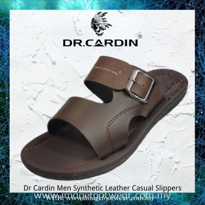 Dr Cardin Men Slipper -DC-7996- D/BROWN Colour