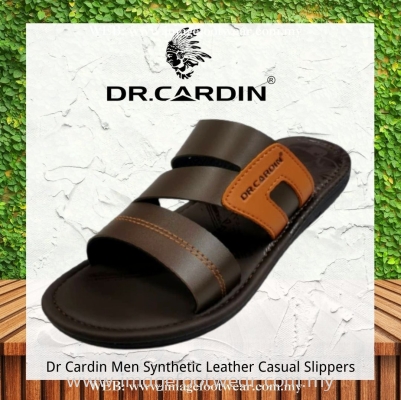 Dr Cardin Men Slipper -DC-8002- D/BROWN Colour