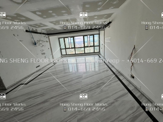 Polish marble flooring 