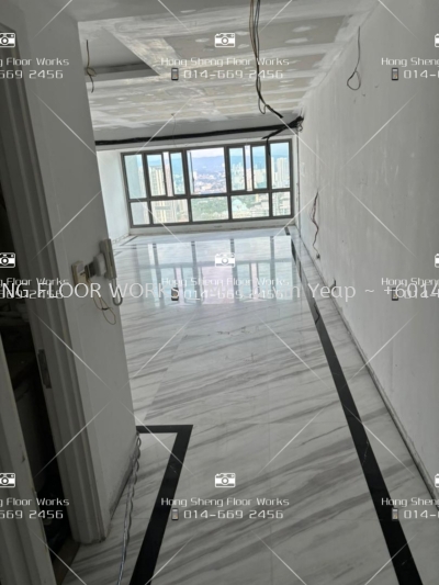 Polish marble flooring 