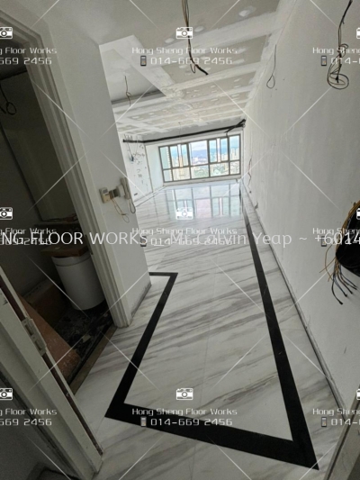 Polish marble flooring 