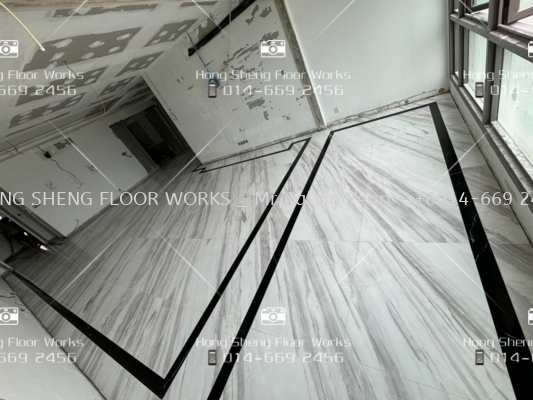 Polish marble flooring 