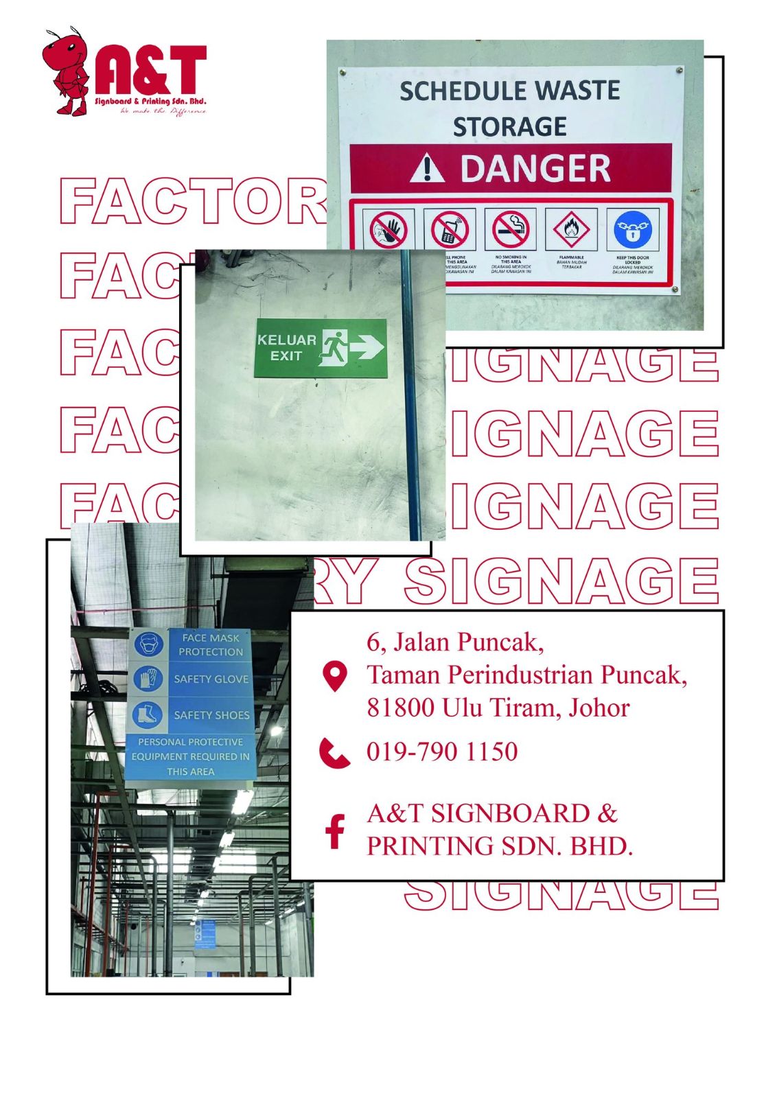 Safety Signage for Factory