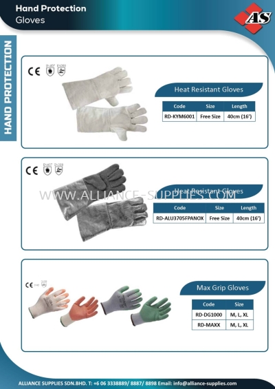 Heat Resistant Gloves / Max Grip Gloves