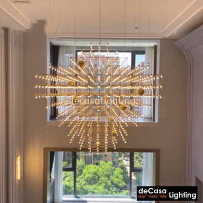 Led High Ceiling Pendant Light - Custom size