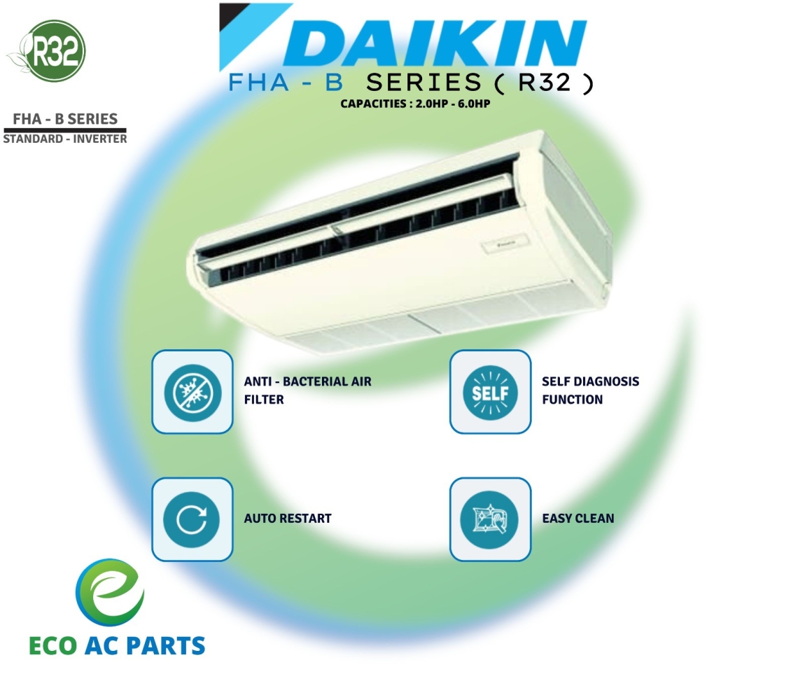 Daikin FHA-B Series (R32) DAIKIN Air-Cond Home Air Cond Brands & Model Choose Sample / Pattern Chart