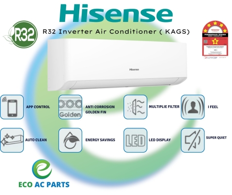 Hisense R32 Inverter Air Conditioner (KAGS)