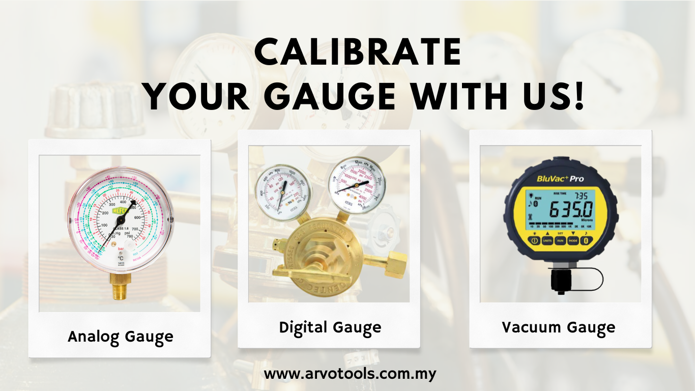 CALIBRATION SERVICE FOR ANALOG GAUGE, DIGITAL GAUGE AND VACUUM GAUGE