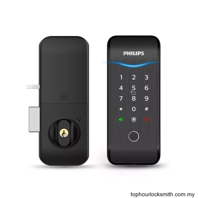 Philips Smart Rim Door Lock 515K (Black)